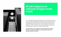 HTML Landing For Hagyományok Az Építőiparban