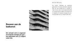 Mooie Gevel Multifunctioneel Siteontwerp