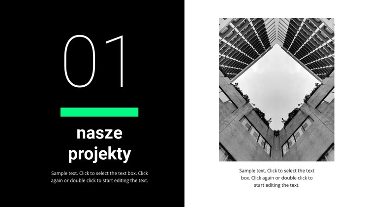 To nasze projekty Szablon CSS