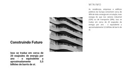 Site HTML Para Bela Fachada