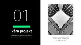 Det Är Våra Projekt - Inspiration För Webbdesign