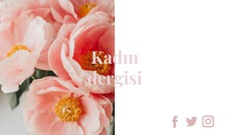 En Iyi Kadın Dergisi CSS Şablonu