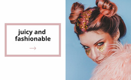 Juicy Makeup - Responsive Website Design