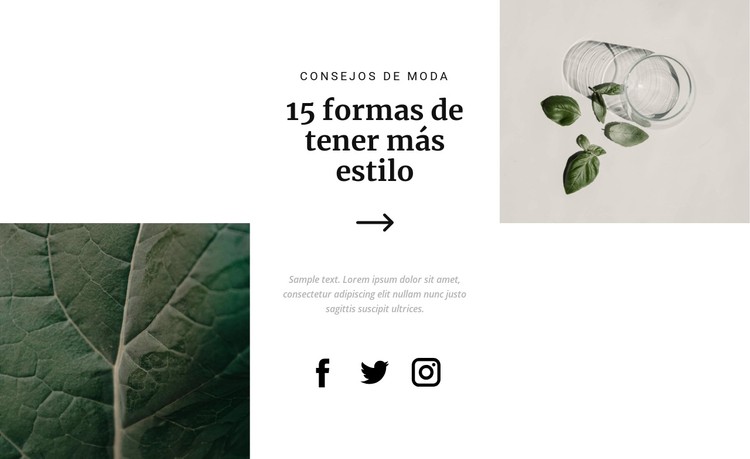 Cómo ponerse elegante Plantilla CSS