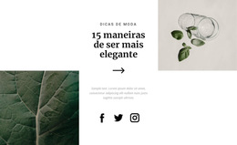 Modelo De Plataforma De Lançamento Para Como Ficar Estiloso