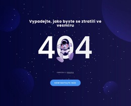 Stránka 404 – Rozvržení Webových Stránek HTML