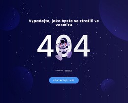 Stránka 404 – Kreativní Víceúčelová Šablona