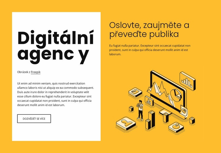 Digitální marketing pro rostoucí značky Téma WordPress