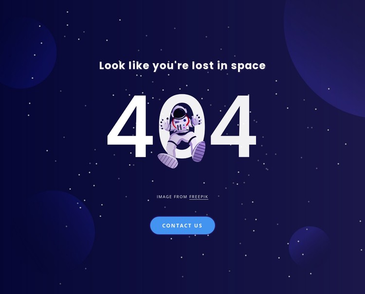 404 page CSS Template