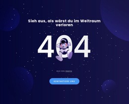 404 Seite – Kreative Mehrzweck-HTML5-Vorlage