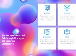 Website-Design Für Digital Native Branding-Agentur