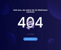 404 Seite - Schlichtes Design