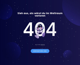 404 Seite - Kreative Mehrzweckvorlage