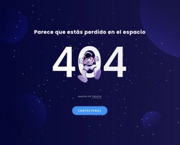 404 Página: Plantilla HTML5 Creativa Multipropósito