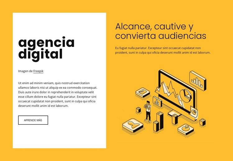 Marketing digital para marcas en crecimiento Plantilla Joomla