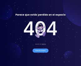 404 Página - Plantilla Creativa Multipropósito