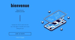 Menu CSS Pour Réparation De Téléphone Portable