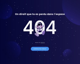 404 Page : Modèle HTML5 Créatif Polyvalent