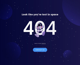 404 Page - Creative Multipurpose HTML5 Template