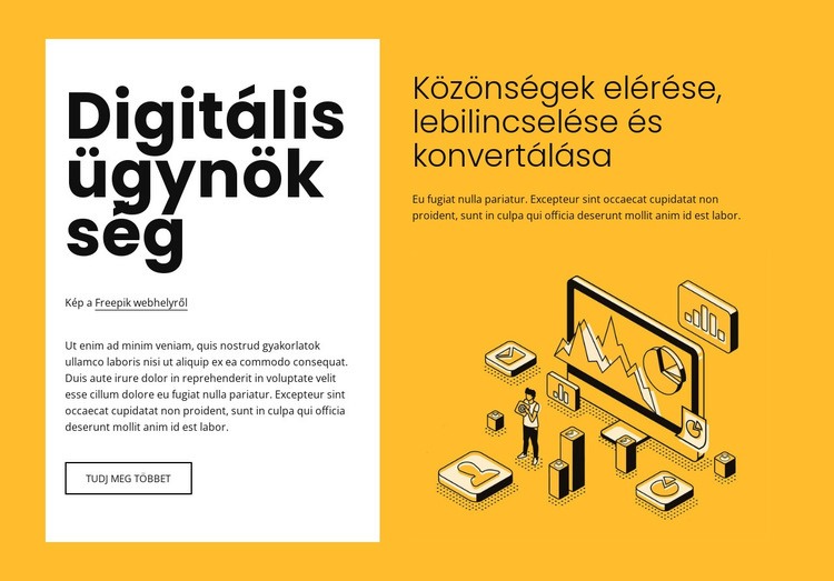 Digitális marketing a növekvő márkák számára CSS sablon