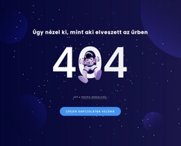 404 Oldal – Ingyenes Sablon