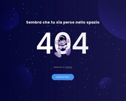 404 Pagina - Modello Gratuito