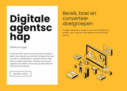 Digitale Marketing Voor Groeiende Merken - Responsieve HTML5-Sjabloon