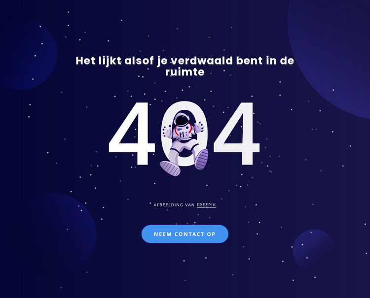 404 pagina WordPress-thema