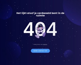 Meest Creatieve Websitebouwer Voor 404 Pagina