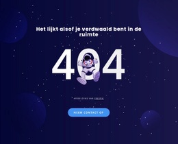 404 Pagina - Mockup-Sjabloon Voor Webpagina'S