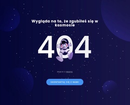 404 Strona - Szablon Makiety Strony Internetowej