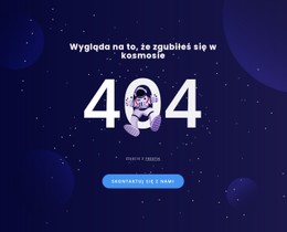 404 Strona Czysty I Minimalny Szablon