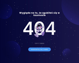 404 Strona - Kreatywny, Uniwersalny Szablon