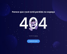 Construtor De Sites Mais Criativo Para Página 404