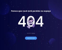 Página 404 - Modelo Profissional De Uma Página