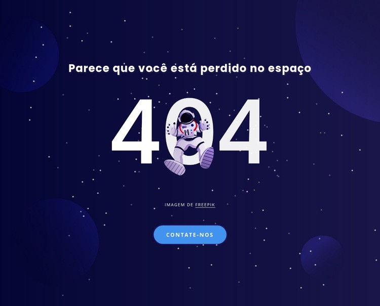 Página 404 Landing Page