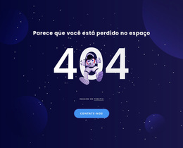 Página 404 - Tema WordPress Responsivo