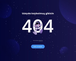 404 Sayfası - Yaratıcı Çok Amaçlı HTML5 Şablonu