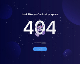 404 Page - Simple Design