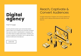 Digital Marketing For Growing Brands - Mobile Website Template