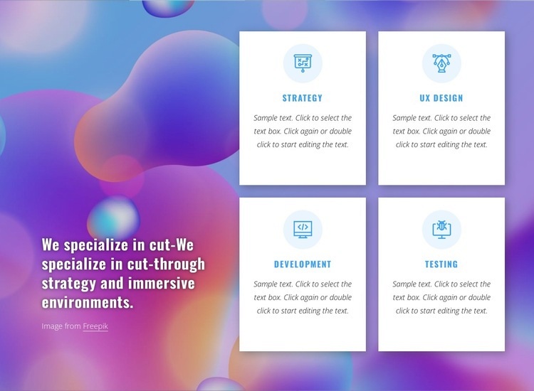 Digitally-native branding agency Wix Template Alternative