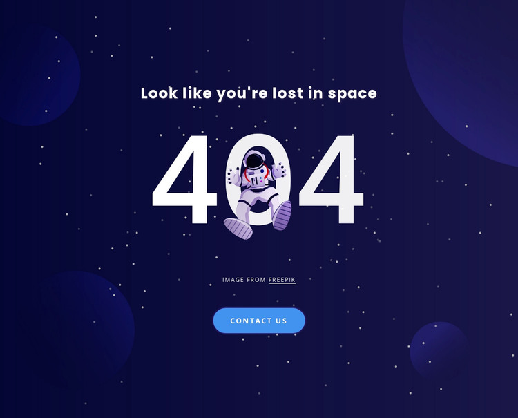 404 page WordPress Theme