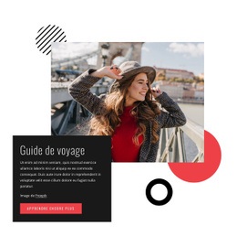 Information De Voyage : Modèle HTML5 D'Une Seule Page