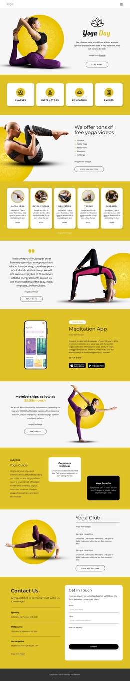 Running and walking community - HTML Template by Nicepage