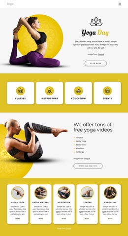 Yoga Events And Classes Builder Joomla