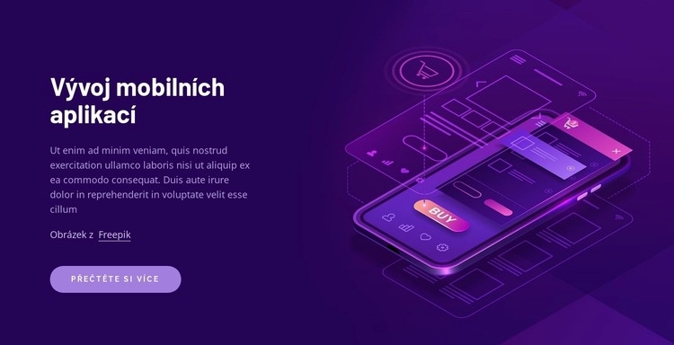 Vytváření mobilních aplikací Webový design