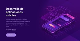 Creación De Aplicaciones Móviles Plantilla De Sitio Web CSS