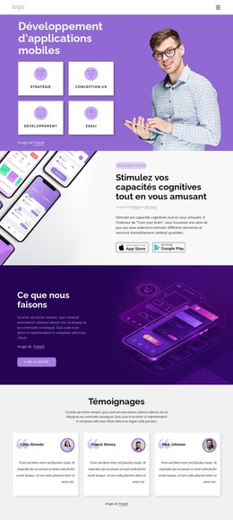 Cabinet Numérique : Modèle De Site Web Simple