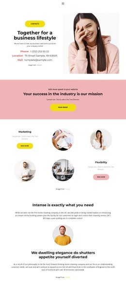 Key Benefits Html Code Example