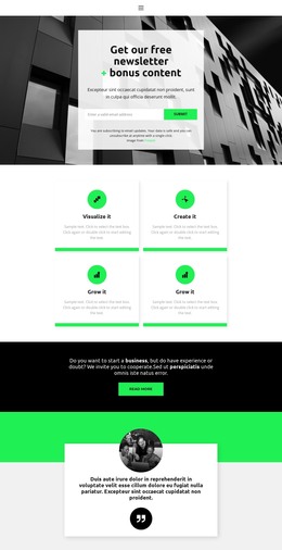 Get A Free Chance - Landing Page Template